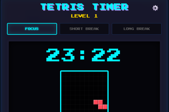 用俄罗斯方块当沙漏来计时？我做了一个"堆沙漏"的番茄钟